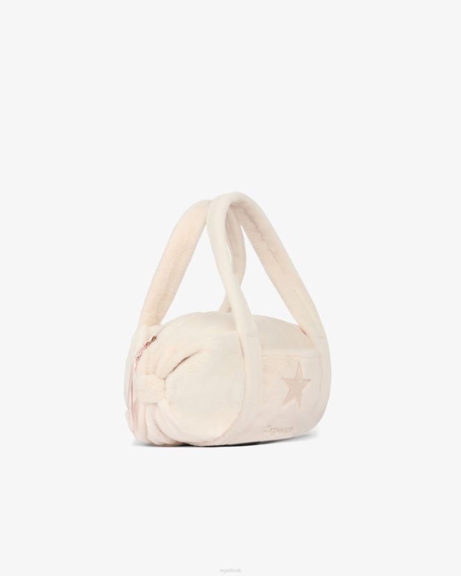 Kids Repetto Chalk Pink Faux Fur Duffle Bag Size S Accessories XDH8H0769