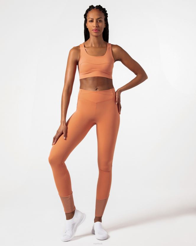 Women Repetto Bronze Orange Active Silk Bra Clothing XDH8H0291