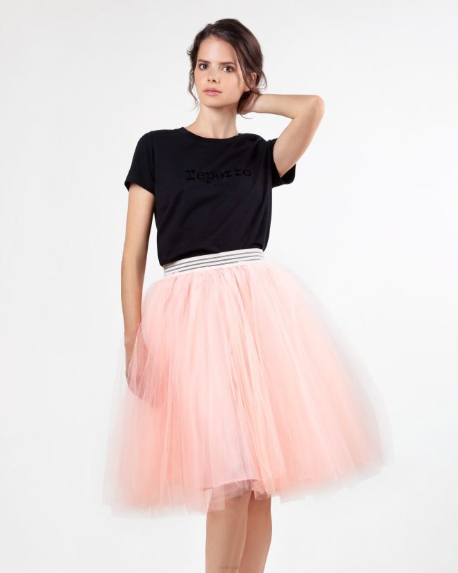 Women Repetto Coral Orange Tutu Skirt Clothing XDH8H0387