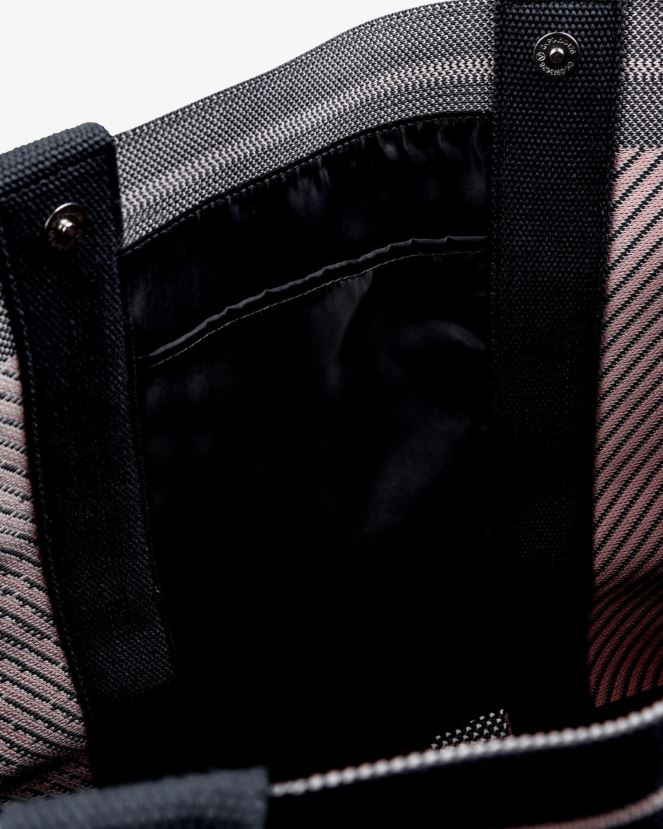 Women Repetto Black And Petal Pink Shopping Bag Accessories XDH8H0422