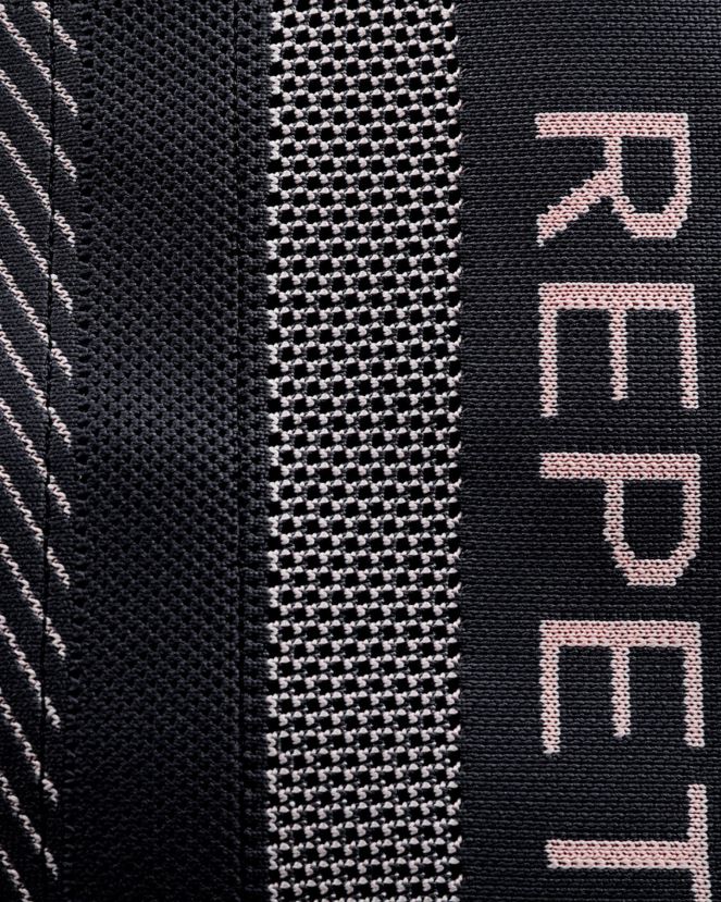 Women Repetto Black And Petal Pink Shopping Bag Accessories XDH8H0422