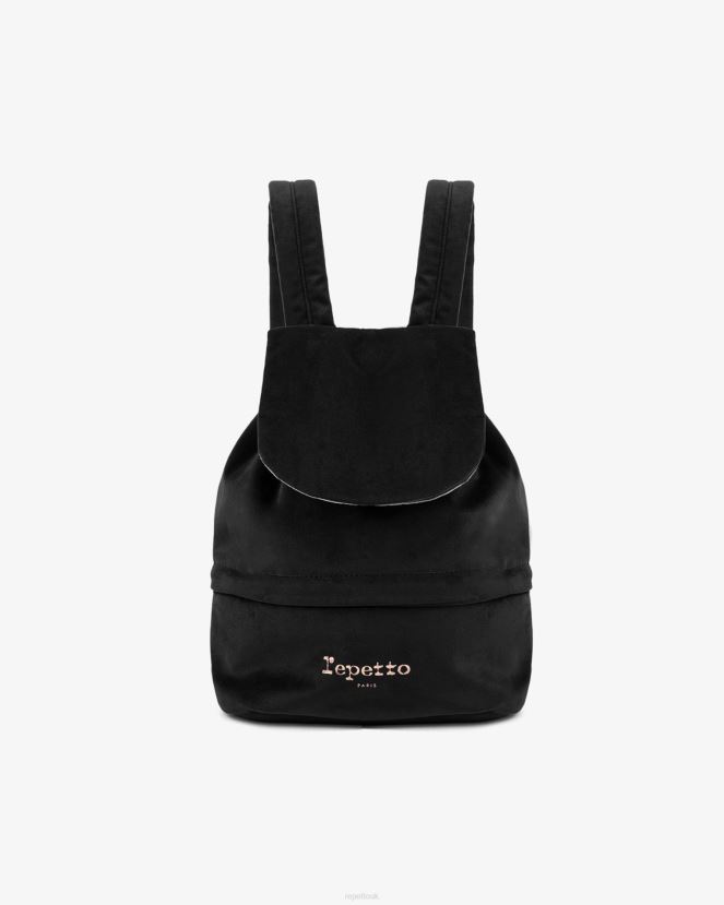 Women Repetto Black Aurore Backpack Accessories XDH8H0428