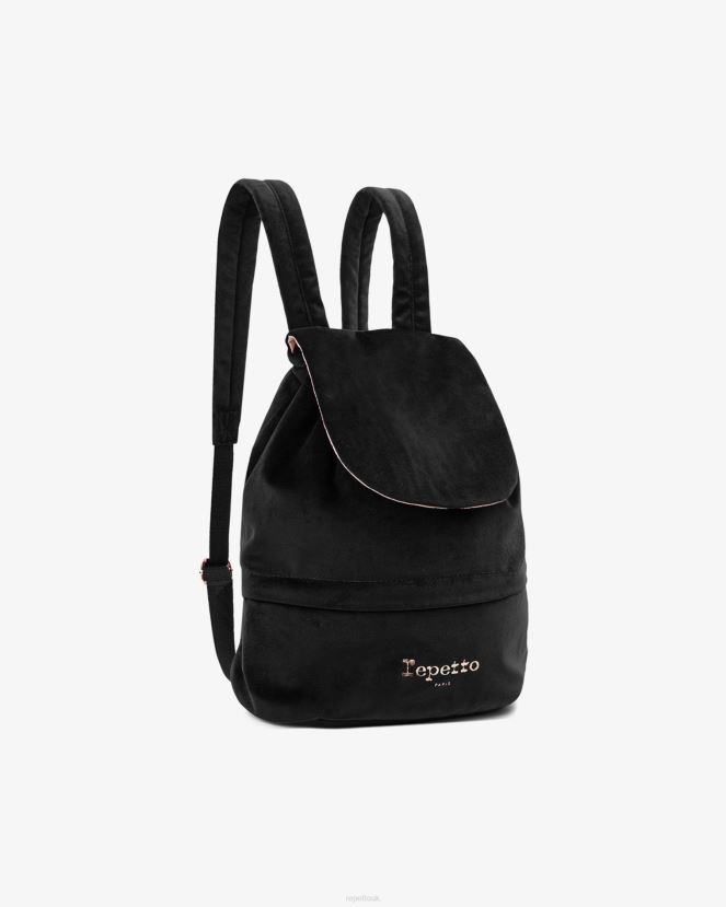 Women Repetto Black Aurore Backpack Accessories XDH8H0428