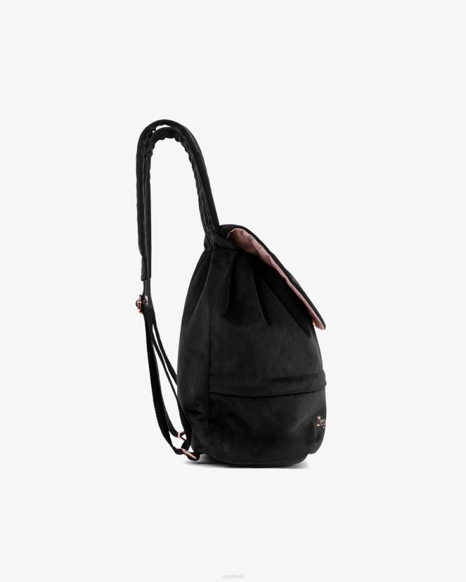 Women Repetto Black Aurore Backpack Accessories XDH8H0428