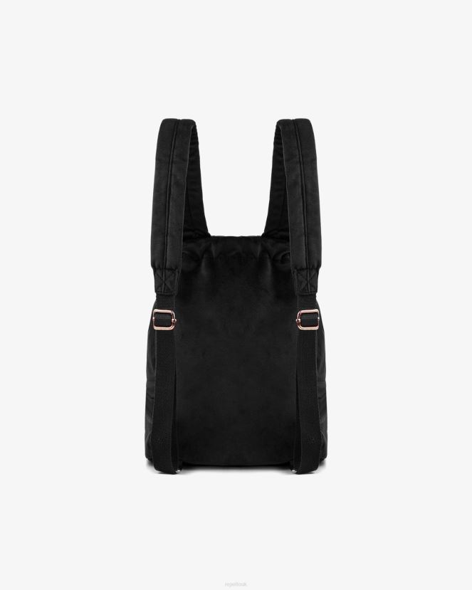 Women Repetto Black Aurore Backpack Accessories XDH8H0428