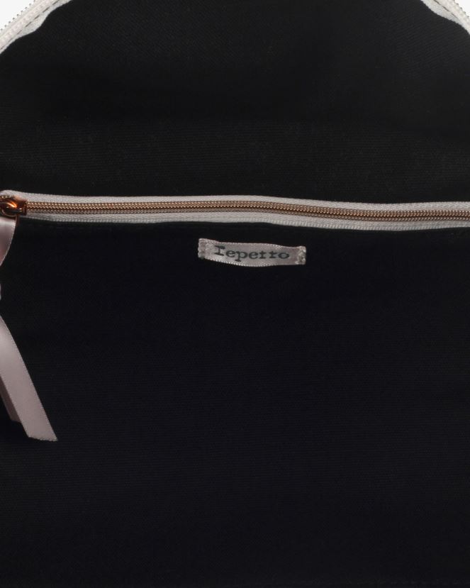 Women Repetto Black Cotton Duffle Bag Size L Accessories XDH8H0418