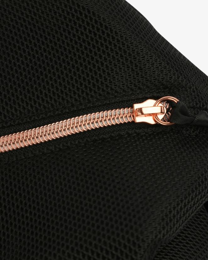 Women Repetto Black Mesh Duffle Bag Size L Accessories XDH8H0419