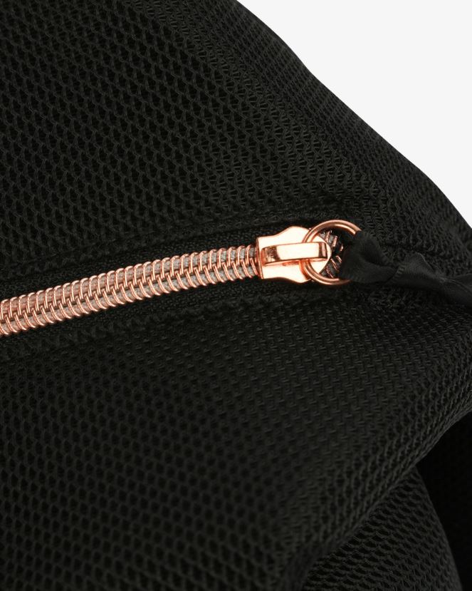 Women Repetto Black Mesh Duffle Bag Size M Accessories XDH8H0409