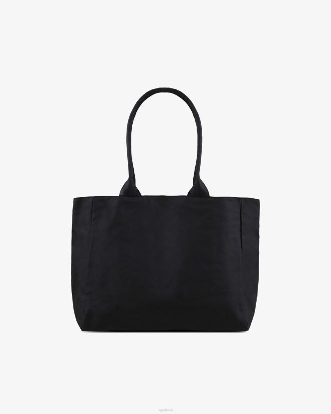 Women Repetto Black \"R\" Shopping Bag Accessories XDH8H0426