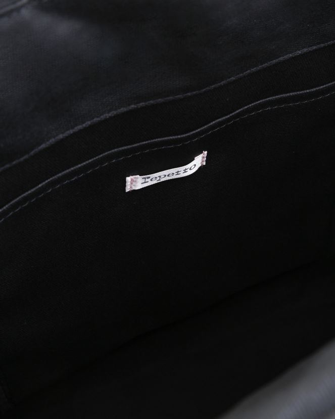 Women Repetto Black \"R\" Shopping Bag Accessories XDH8H0426