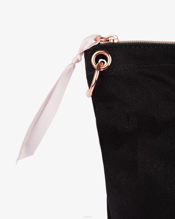 Women Repetto Black Step Crossbody Bag Accessories XDH8H0431