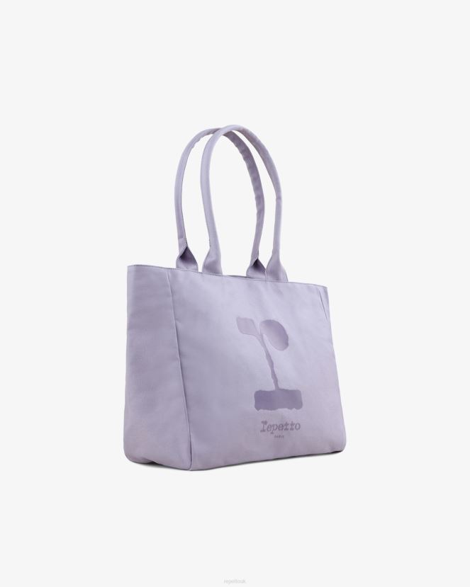 Women Repetto Misty Purple \"R\" Shopping Bag Accessories XDH8H0424