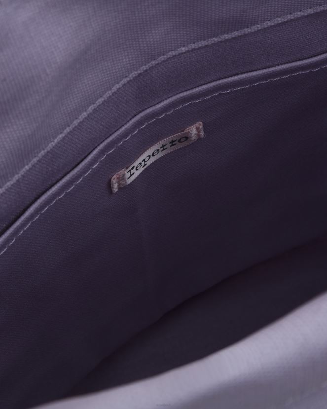 Women Repetto Misty Purple \"R\" Shopping Bag Accessories XDH8H0424