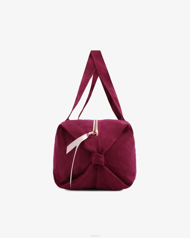 Women Repetto Nenuphar Pink Cotton Duffle Bag Size M Accessories XDH8H0402