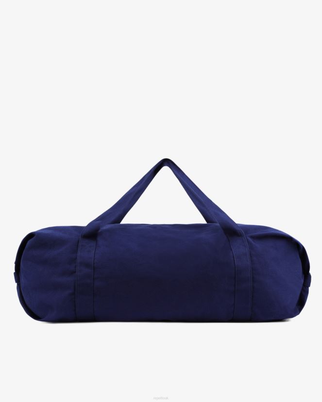 Women Repetto Petrol Blue Cotton Duffle Bag Size Xl Accessories XDH8H0420