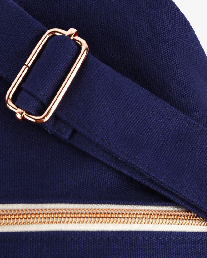 Women Repetto Petrol Blue Cotton Duffle Bag Size Xl Accessories XDH8H0420