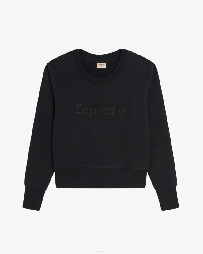 Women Repetto Black Sweatshirt Clothing XDH8H0361