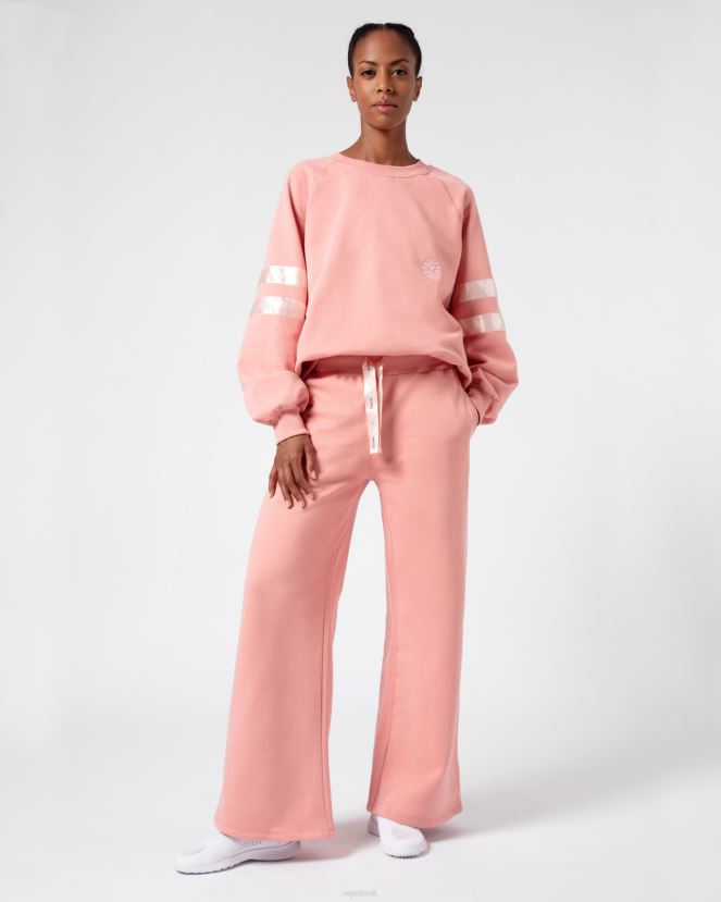 Women Repetto Blush Pink Satin Sweatshirt Clothing XDH8H0349