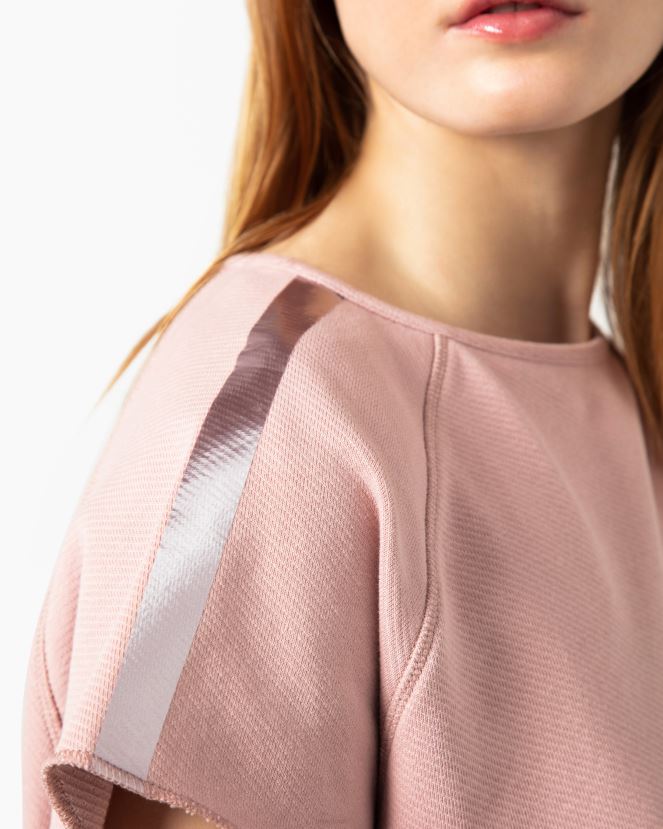 Women Repetto Pinky Short-Sleeved Graphic Sweatshirt Clothing XDH8H0367