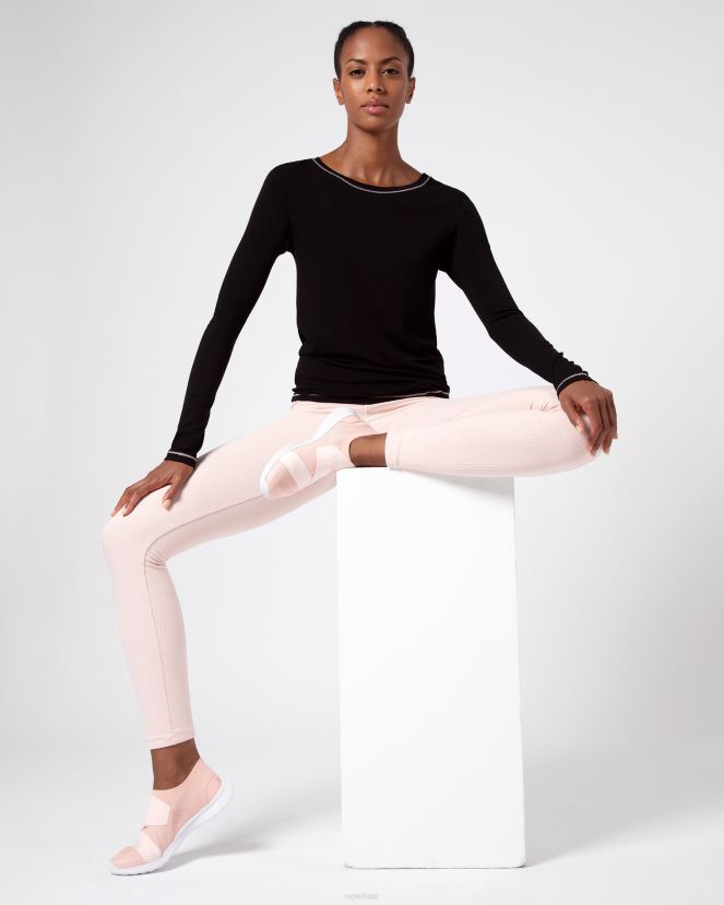 Women Repetto Black Long Sleeves Top Clothing XDH8H0336