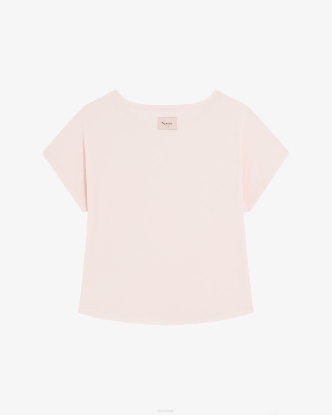 Women Repetto Chalk Pink Oversized Top Clothing XDH8H0313
