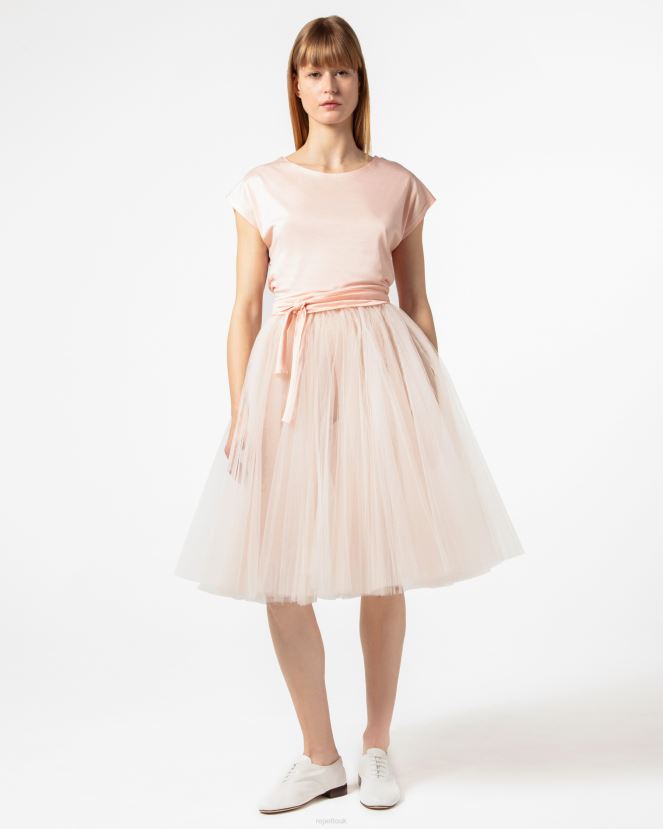 Women Repetto Nude Pink Top To Tie Clothing XDH8H0332