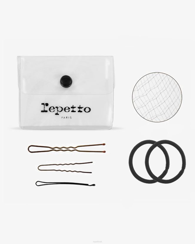 Women Repetto Dark Hair Kit For Dance Bun Accessories XDH8H0635