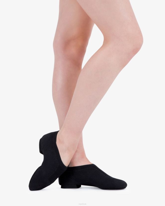 Women Repetto Black Split Sole Jazz Shoes F.I.T Footwear XDH8H0624