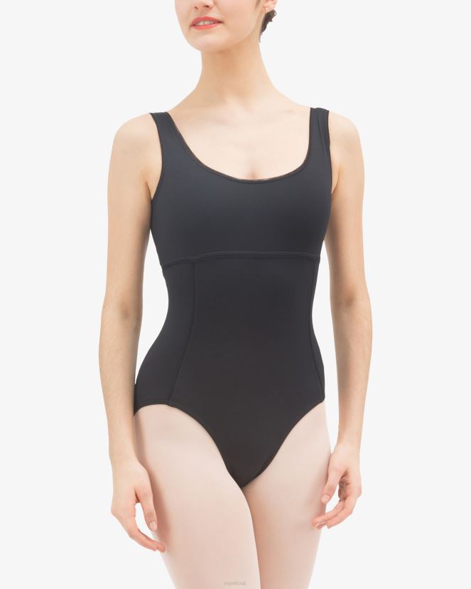 Women Repetto Black Large Straps Leotard Clothing XDH8H0479