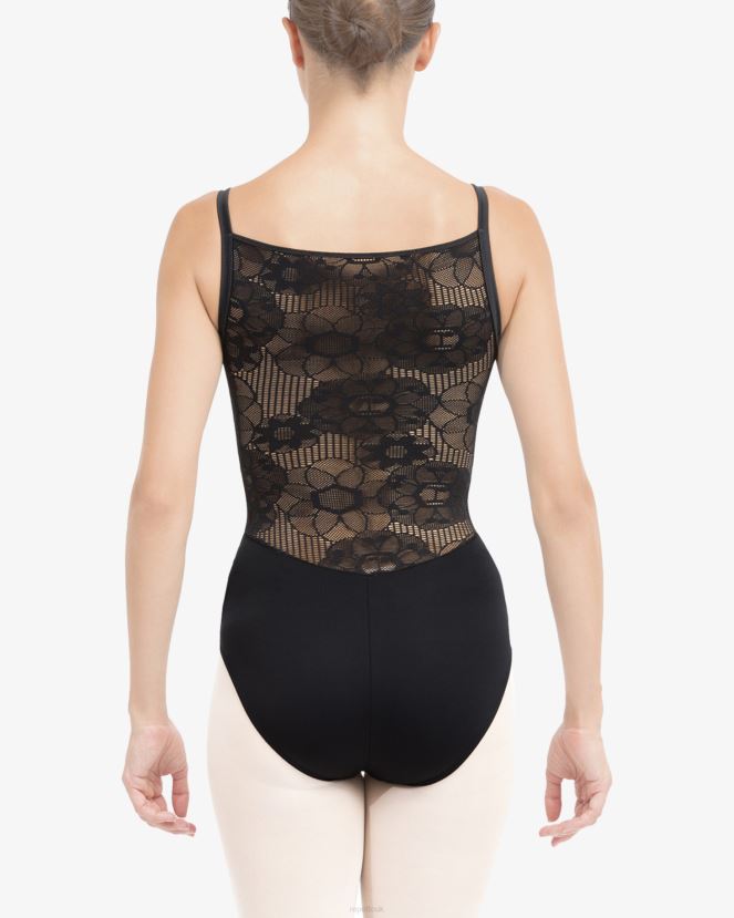Women Repetto Black Leotard With Lace In The Back Clothing XDH8H0474