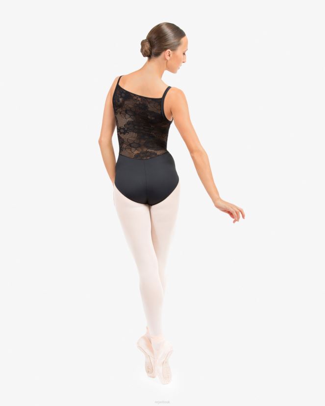 Women Repetto Black Leotard With Lace In The Back Clothing XDH8H0474