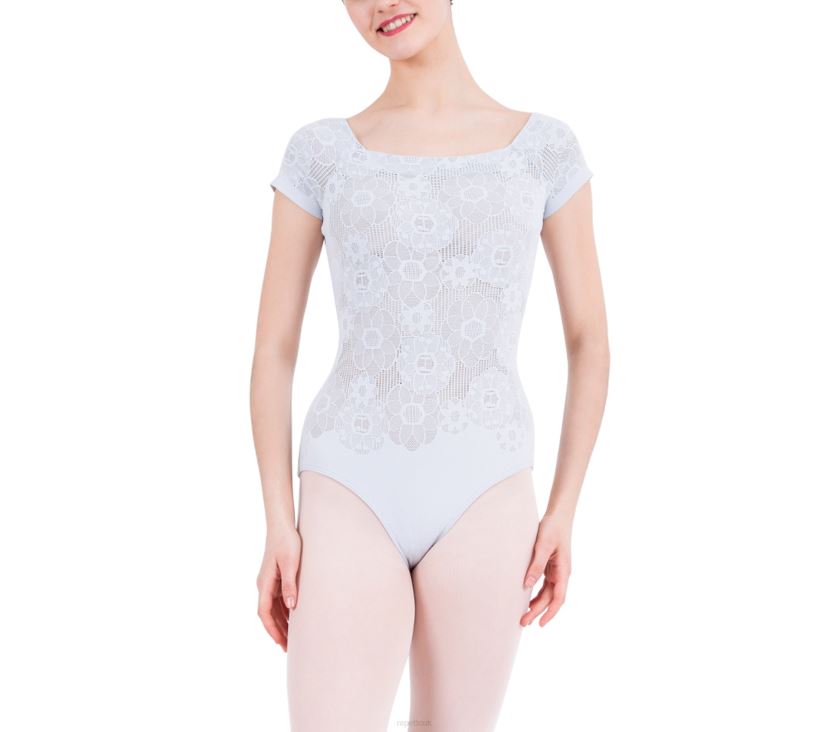 Women Repetto Fashion Short Sleeves Lace Leotard Clothing XDH8H0460