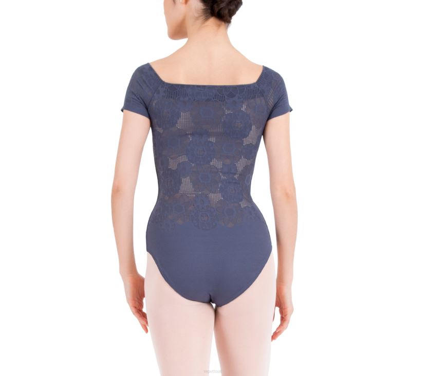 Women Repetto Fashion Short Sleeves Lace Leotard Clothing XDH8H0468