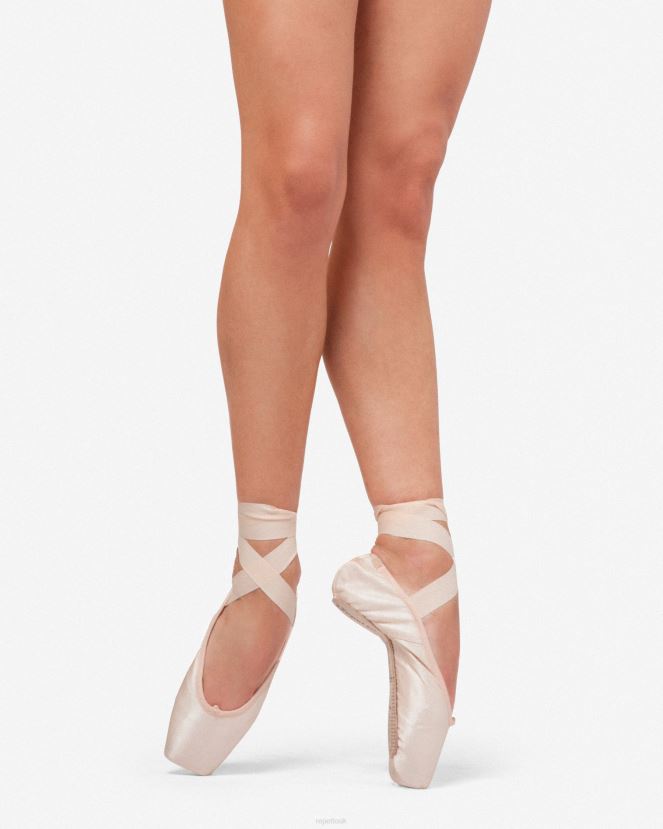 Women Repetto Pink Anna Pointe Shoes - Narrow Box Flexible Sole Footwear XDH8H0558