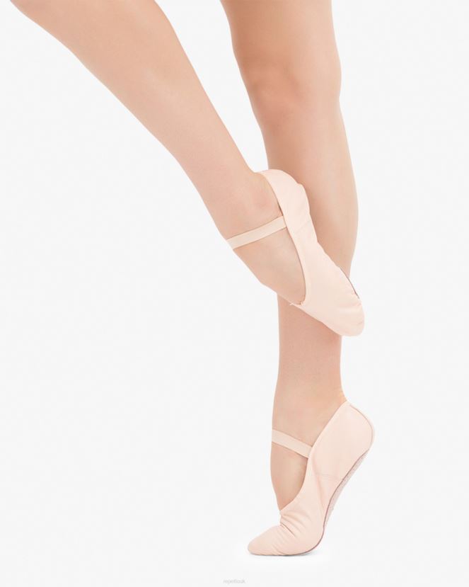 Women Repetto Petal Pink Soft Ballet Shoes With Full Sole Footwear XDH8H0588