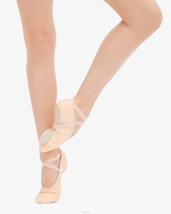 Women Repetto Salmon Peachy Professional Soft Ballet Shoes With Split Sole Footwear XDH8H0596