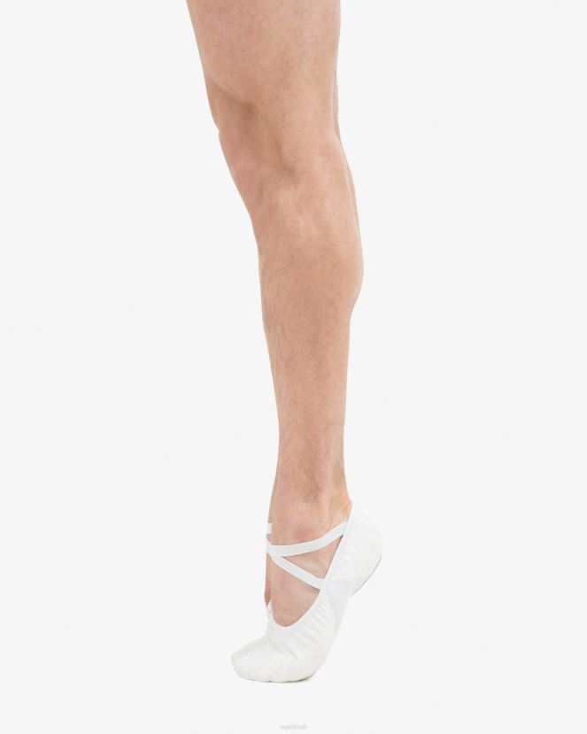 Women Repetto White Professional Soft Ballet Shoes With Split Sole (Medium Width) Footwear XDH8H0602