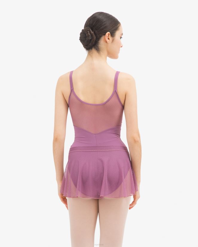 Women Repetto Dalhia Purple Short Lace Skirt Clothing XDH8H0501