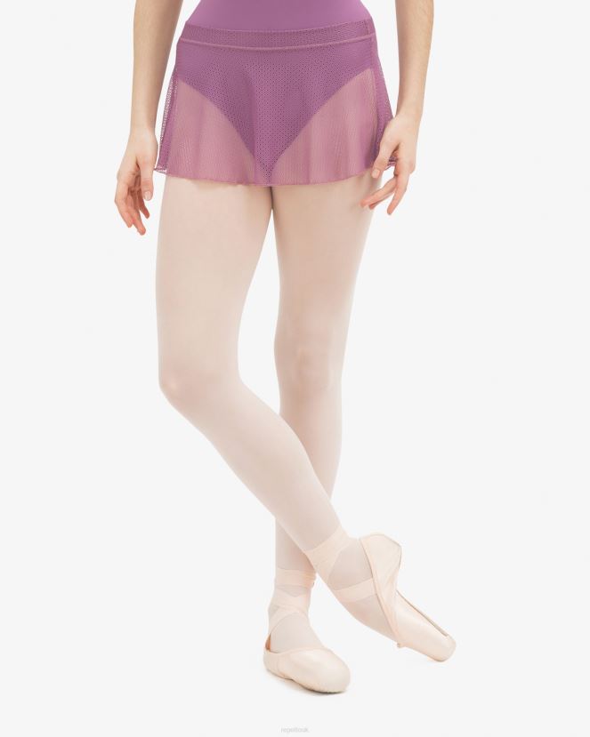 Women Repetto Dalhia Purple Short Lace Skirt Clothing XDH8H0501