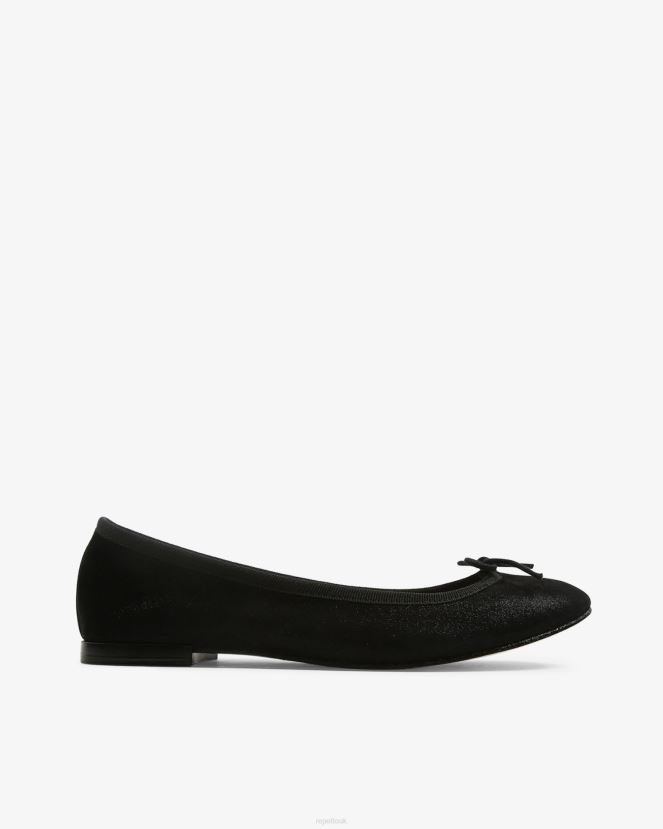 Women Repetto Black Carbone Cendrillon Ballerinas Footwear XDH8H0138
