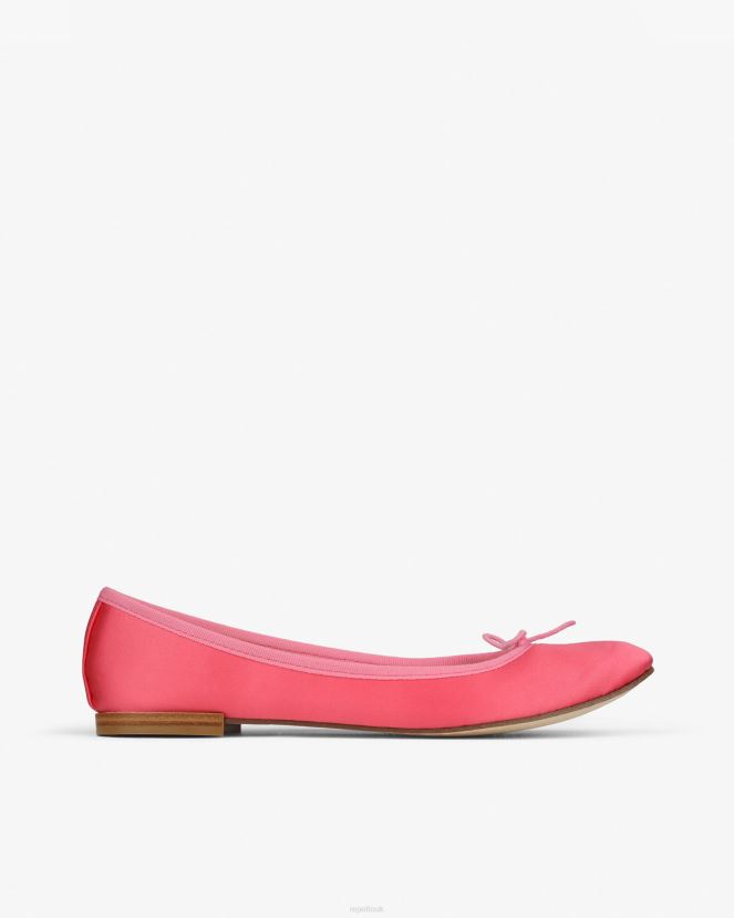 Women Repetto Party Pink Cendrillon Ballerinas - Satin Footwear XDH8H041