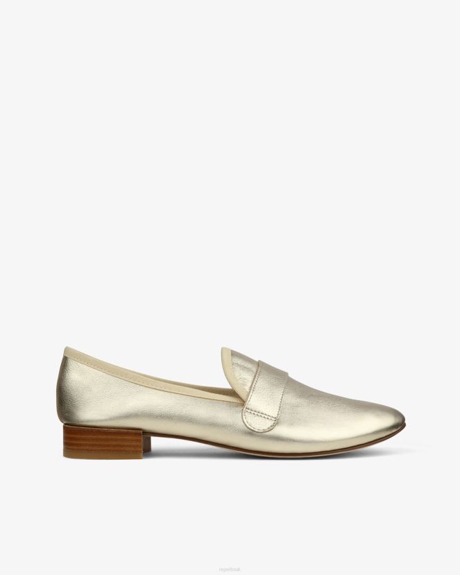 Women Repetto Light Gold Michael Loafers Footwear XDH8H0222