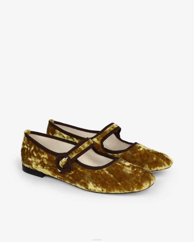 Women Repetto Antic Gold Georgia Mary Janes Footwear XDH8H0163