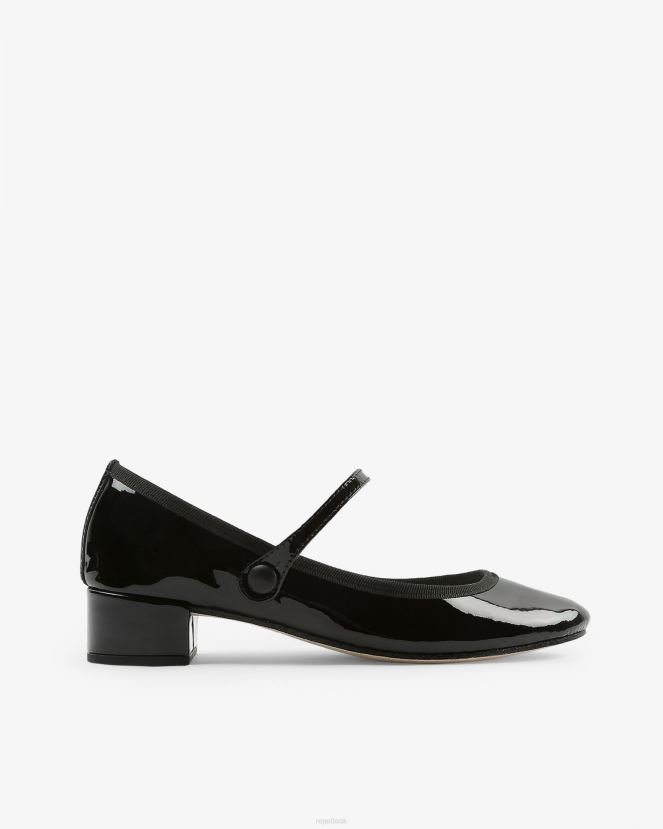 Women Repetto Black Rose Mary Janes Footwear XDH8H0171