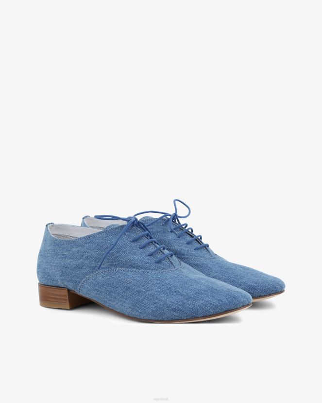 Women Repetto Everest Blue Zizi Oxford Shoes Footwear XDH8H0211