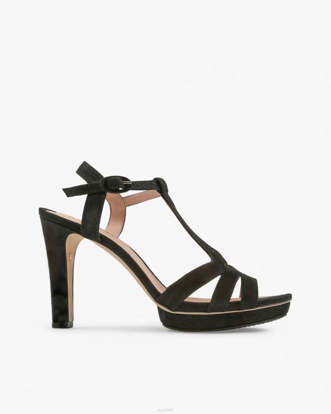 Women Repetto Black Carbone Bikini Sandals Footwear XDH8H0244