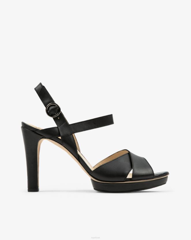 Women Repetto Black Timy Sandals Footwear XDH8H0241