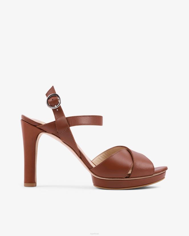 Women Repetto Cuba Camel Timy Sandals Footwear XDH8H0240