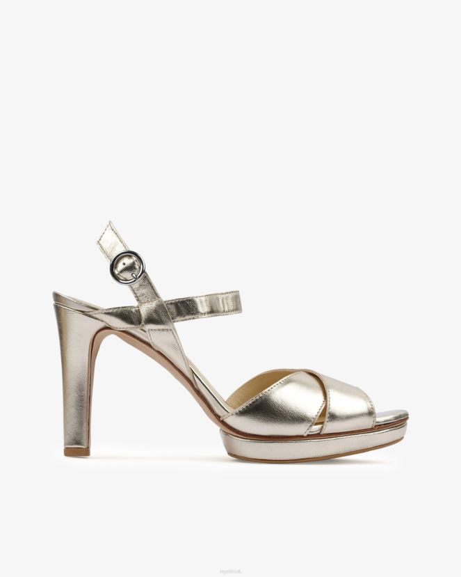 Women Repetto Light Gold Timy Sandals Footwear XDH8H0238