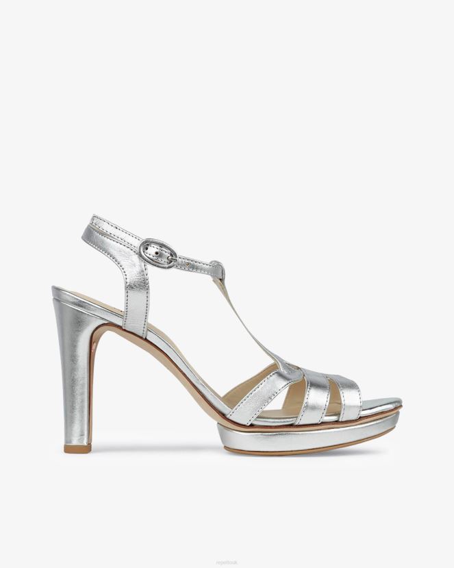 Women Repetto Silver Bikini Sandals Footwear XDH8H0242